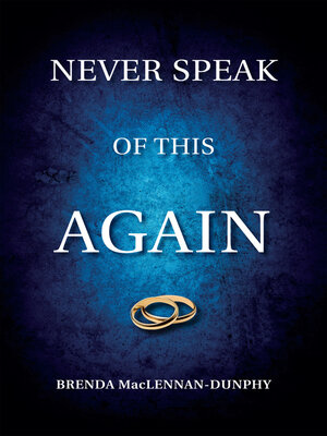 cover image of Never Speak of This Again